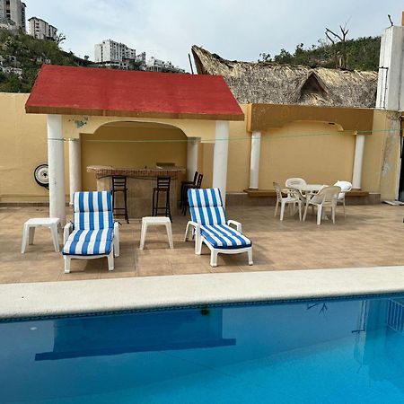 Blue Coast With Pool And Ocean View 10 To 35 P Villa Acapulco Exteriör bild