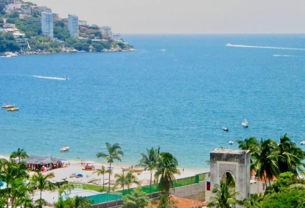 Blue Coast With Pool And Ocean View 10 To 35 P Villa Acapulco Exteriör bild