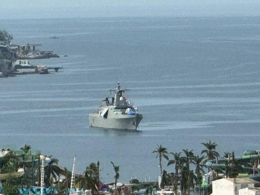 Blue Coast With Pool And Ocean View 10 To 35 P Villa Acapulco Exteriör bild