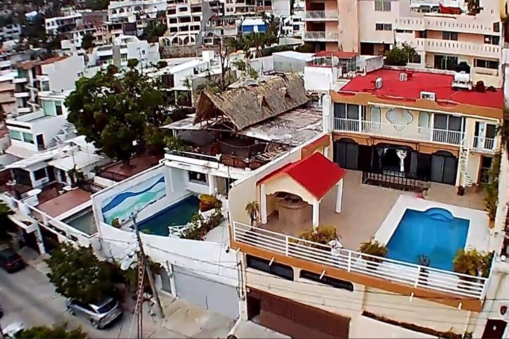 Blue Coast With Pool And Ocean View 10 To 35 P Villa Acapulco Exteriör bild