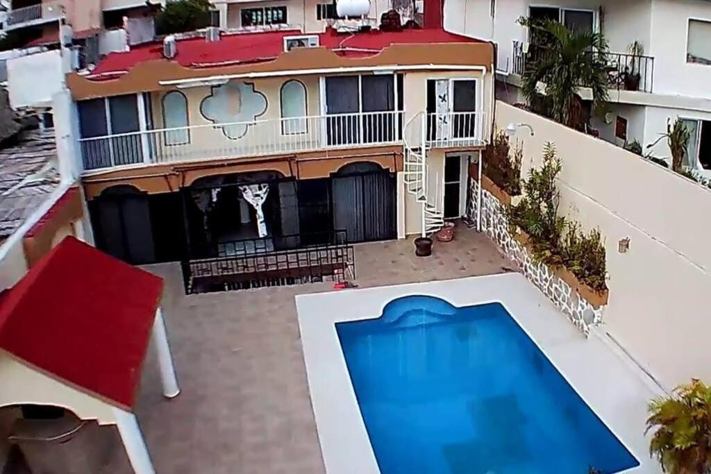 Blue Coast With Pool And Ocean View 10 To 35 P Villa Acapulco Exteriör bild